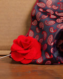 Passion Navy pocket square - Pret A Mode - 2