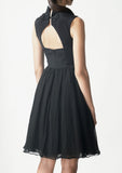 Black Fit and Flare Dress