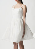 White Fit and Flare Mini Dress