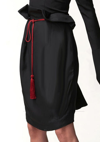 Paper Bag Skirt Black - Pret A Mode - 1