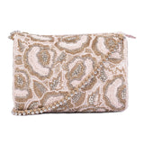 Ruche & Hues Pink Bliss Crystal Slingbag Pink/Gold - Pret A Mode - 2